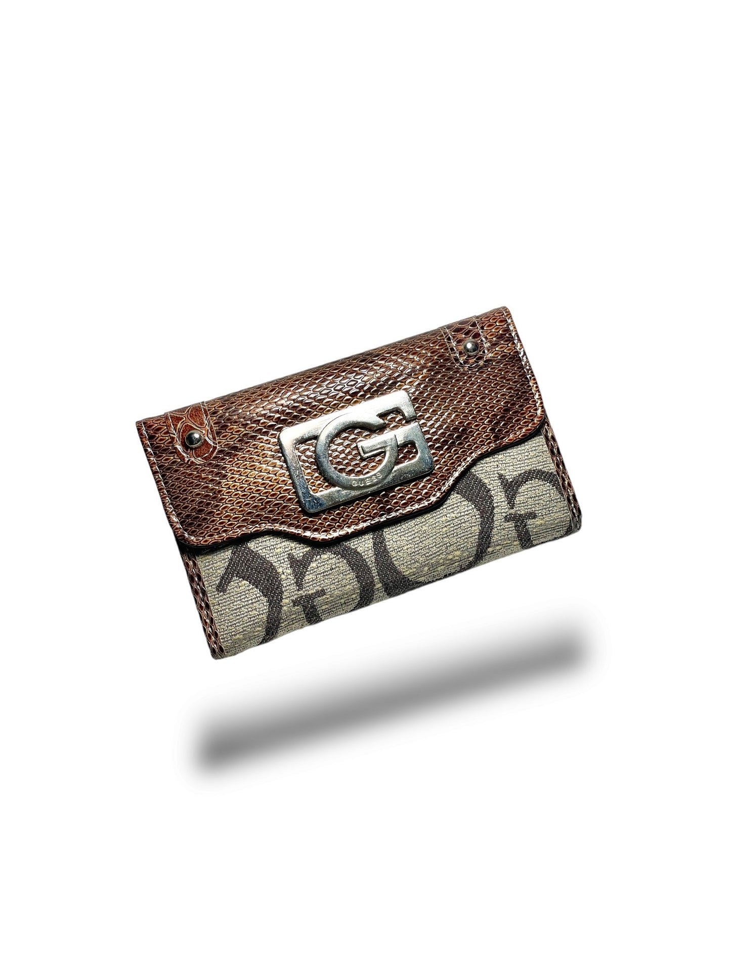 Guess brown y2k wallet