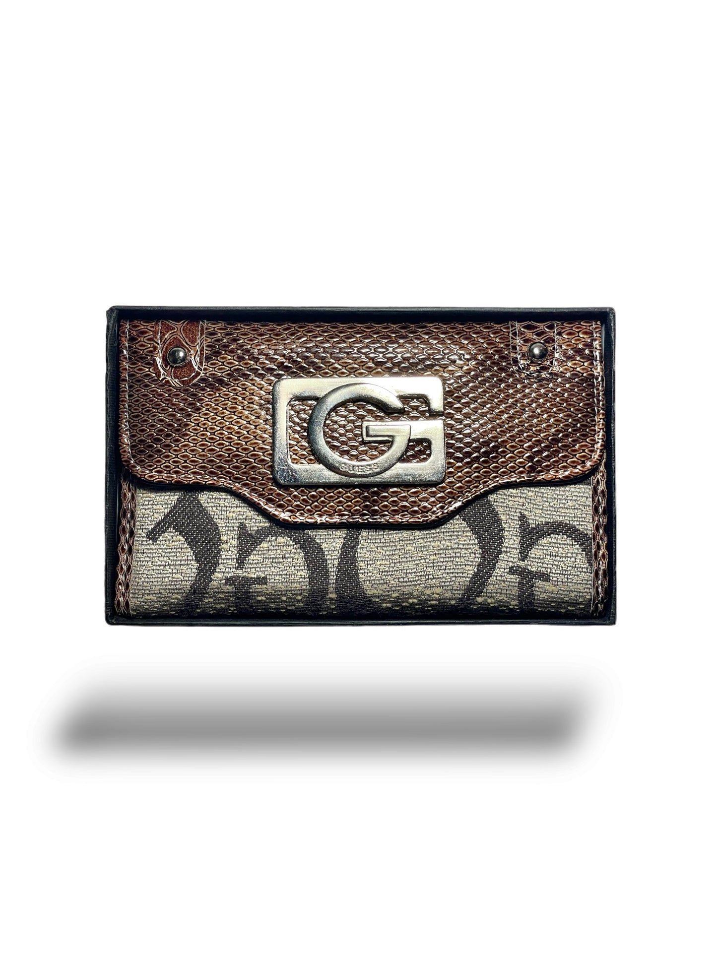 Guess brown y2k wallet