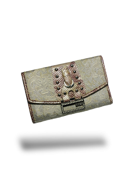 Guess beige y2k wallet