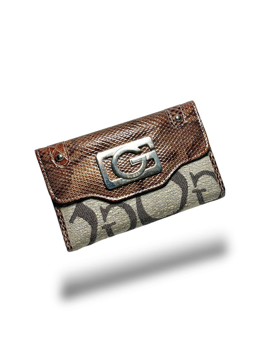 Guess brown y2k wallet