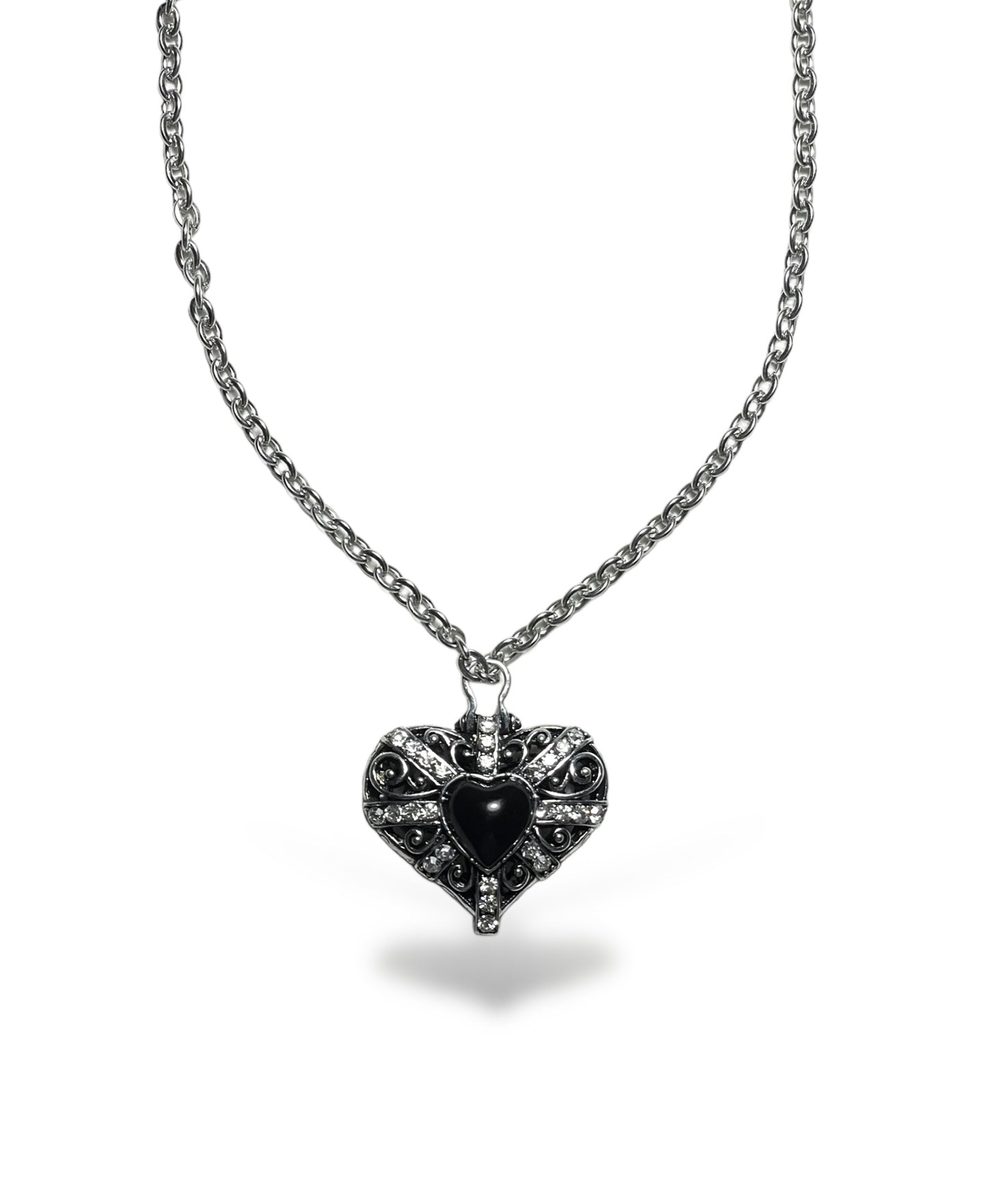 Victorian heart necklace