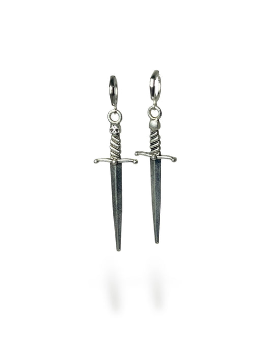 Sword earrings