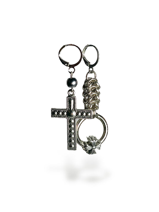 Cross earrings