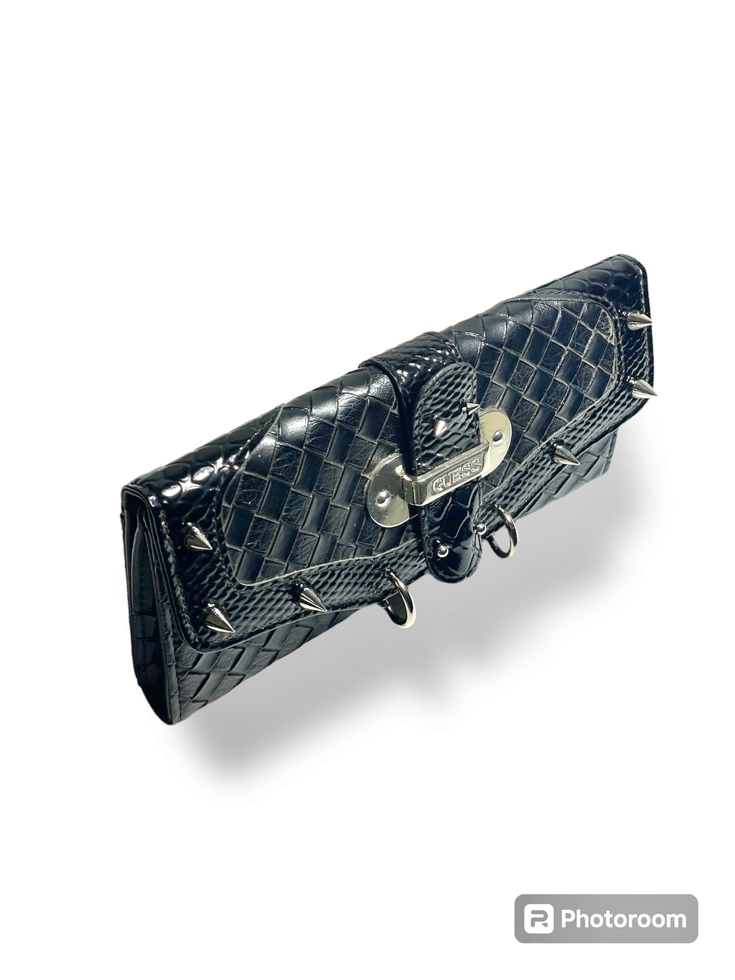 Guess black punk wallet